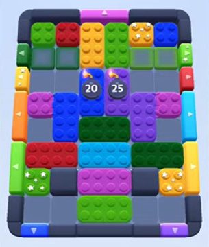 Color Block Jam 레벨 139 / 527 / 977: 보드 스크린샷
