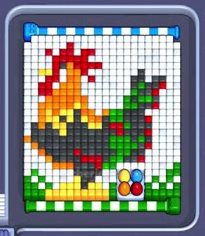 Pixel Flow уровень 197: скриншот поля