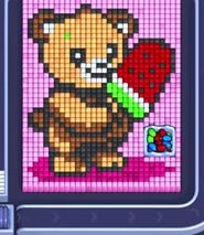 Pixel Flow level 1540: screenshot of the board