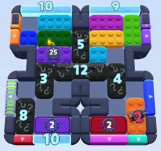 Color Block Jam уровень 1435 / 2344: скриншот поля