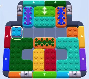 Color Block Jam 1106. bölüm: tahtanın ekran görüntüsü