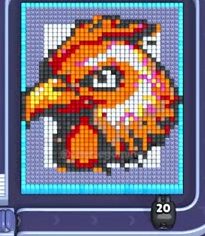 Pixel Flow level 790: screenshot of the board