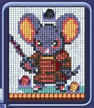 Pixel Flow level 1555: screenshot of the board