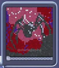 Pixel Flow Level 666: Screenshot des Spielfelds