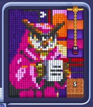 Pixel Flow level 1550: screenshot of the board