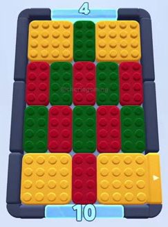 Color Block Jam Level: Screenshot des Spielfelds
