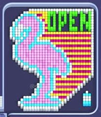 Pixel Flow level 882: screenshot of the board