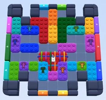 Color Block Jam 레벨 109 / 497 / 947 / 1564: 보드 스크린샷
