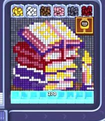 Pixel Flow level 1305: screenshot of the board
