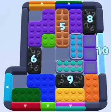 Color Block Jam 레벨 1008 / 1009 / 1915: 보드 스크린샷