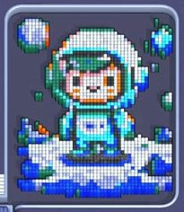 Pixel Flow уровень 189: скриншот поля