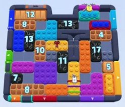Color Block Jam Level 1611 / 2522: Screenshot des Spielfelds