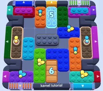 Color Block Jam 1205. bölüm: tahtanın ekran görüntüsü