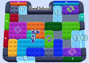 Color Block Jam 레벨 1387 / 1390 / 1747: 보드 스크린샷