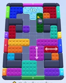 Color Block Jam 201 / 589 / 1039. bölüm: tahtanın ekran görüntüsü