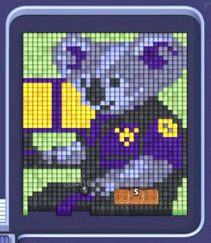 Pixel Flow level 1288: screenshot of the board