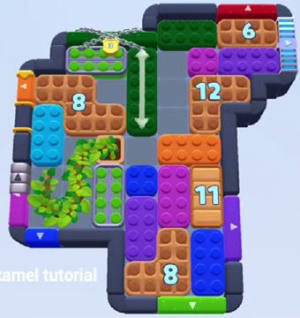 Color Block Jam level 1553 / 1550 / 1552 / 1557: screenshot of the board