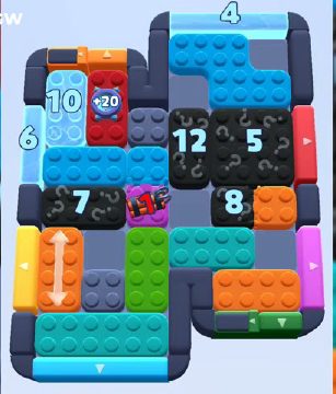 Color Block Jam Level 1004 / 1005 / 1913: Screenshot des Spielfelds