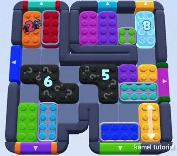 Color Block Jam nivel 864 / 1766: captura del tablero