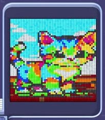Pixel Flow level 847: screenshot of the board