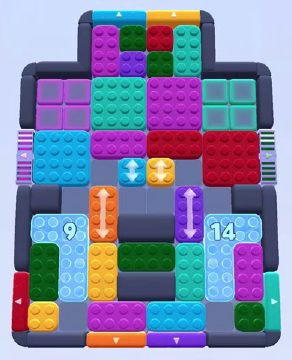 Color Block Jam 164 / 552. bölüm: tahtanın ekran görüntüsü