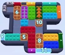 Color Block Jam Level 1133 / 1132: Screenshot des Spielfelds