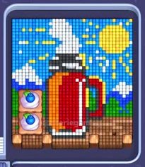 Pixel Flow level 791: screenshot of the board