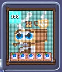 Pixel Flow level 754: screenshot of the board