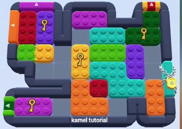 Color Block Jam Level 1525 / 1527 / 1536: Screenshot des Spielfelds