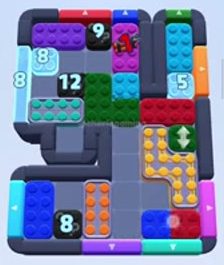 Color Block Jam level 924 / 922 / 1822: screenshot of the board