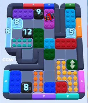 Color Block Jam 924. bölüm: tahtanın ekran görüntüsü