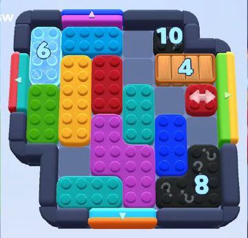 Color Block Jam level 977 / 978 / 1874: screenshot of the board