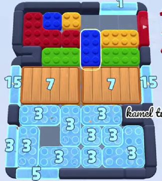 Color Block Jam level 1624 / 1626 / 1628 / 1683 / 2615: screenshot of the board