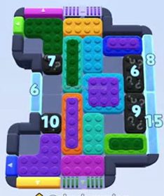 Color Block Jam 1306 / 1318 / 2225. bölüm: tahtanın ekran görüntüsü
