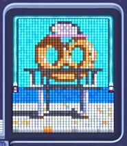 Pixel Flow level 1696: screenshot of the board