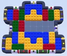Color Block Jam Level: Screenshot des Spielfelds
