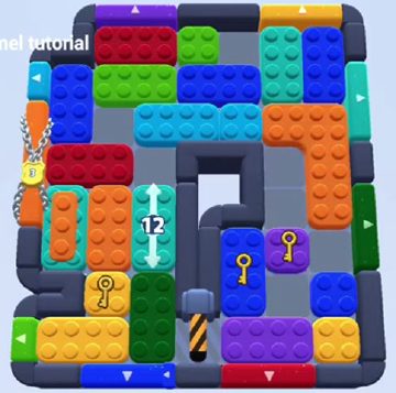 Color Block Jam nivel 1565 / 1561 / 1562 / 1566: captura del tablero