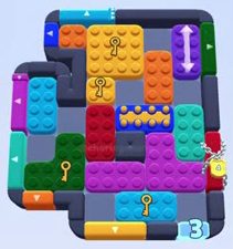 Color Block Jam Level 1162 / 1159: Screenshot des Spielfelds