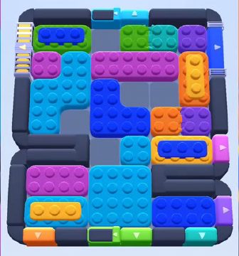 Color Block Jam уровень 591 / 1513: скриншот поля