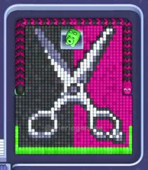 Pixel Flow level 1421: screenshot of the board