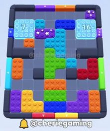 Color Block Jam Level: Screenshot des Spielfelds