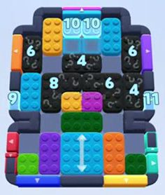 Color Block Jam 레벨 1281 / 1283 / 2171: 보드 스크린샷