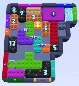 Color Block Jam 1408 / 1411 / 1439 / 2348. bölüm: tahtanın ekran görüntüsü