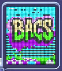 Pixel Flow level 1246: screenshot of the board