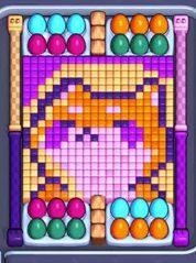 Pixel Flow Level 644: Screenshot des Spielfelds