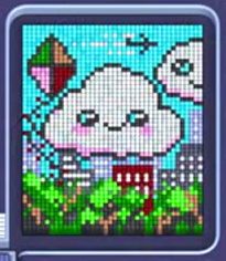 Pixel Flow level 830: screenshot of the board