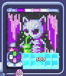 Pixel Flow level 1255: screenshot of the board