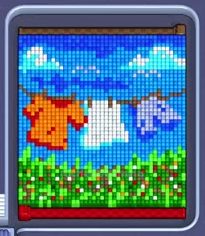 Pixel Flow уровень 377: скриншот поля