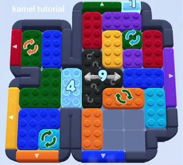 Color Block Jam 레벨 1252 / 1255 / 1259: 보드 스크린샷