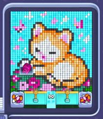 Pixel Flow level 1389: screenshot of the board